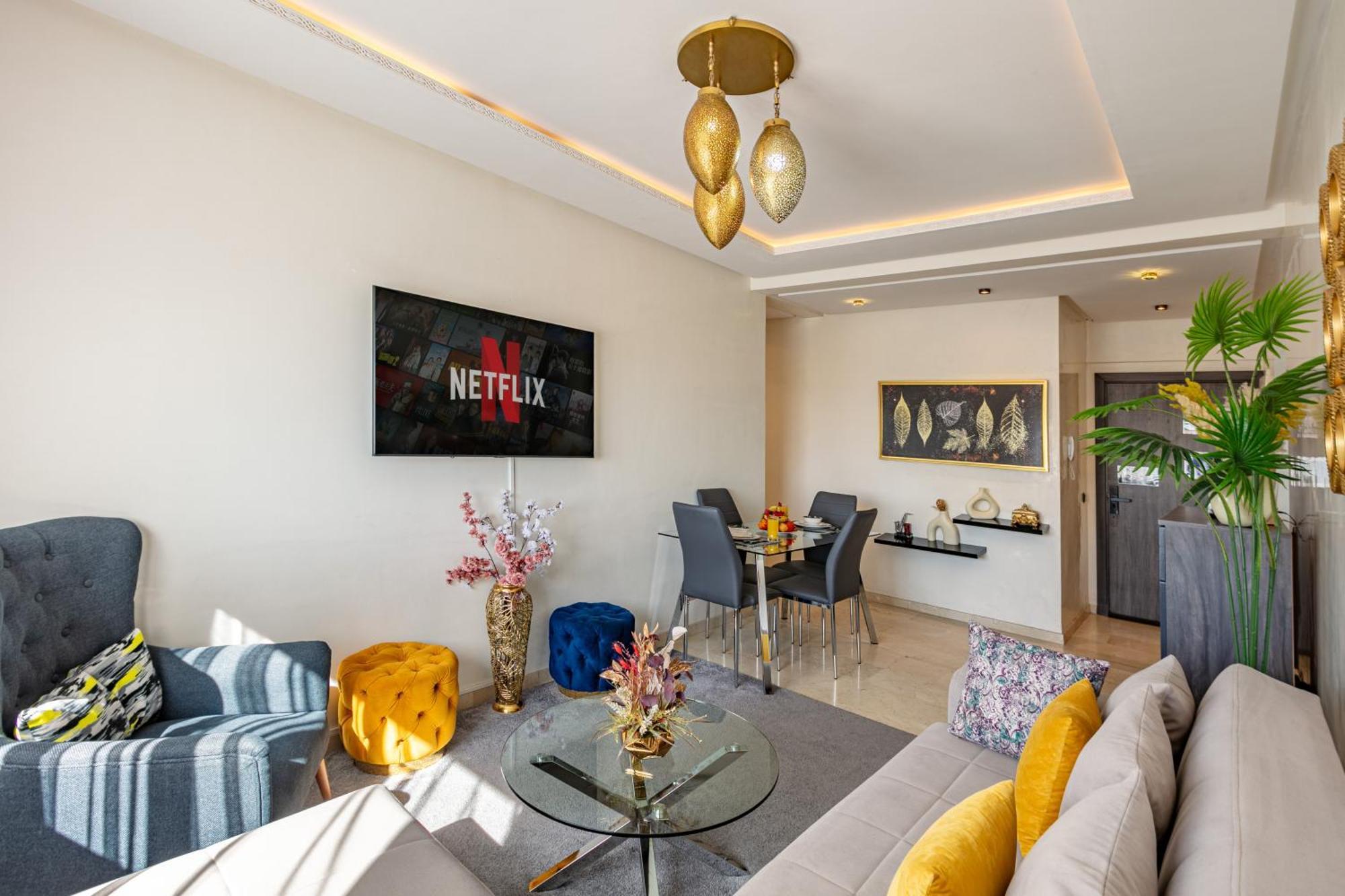 Cozy 2-Bedroom Apartment In Gueliz, Marrakech Marakeş Dış mekan fotoğraf