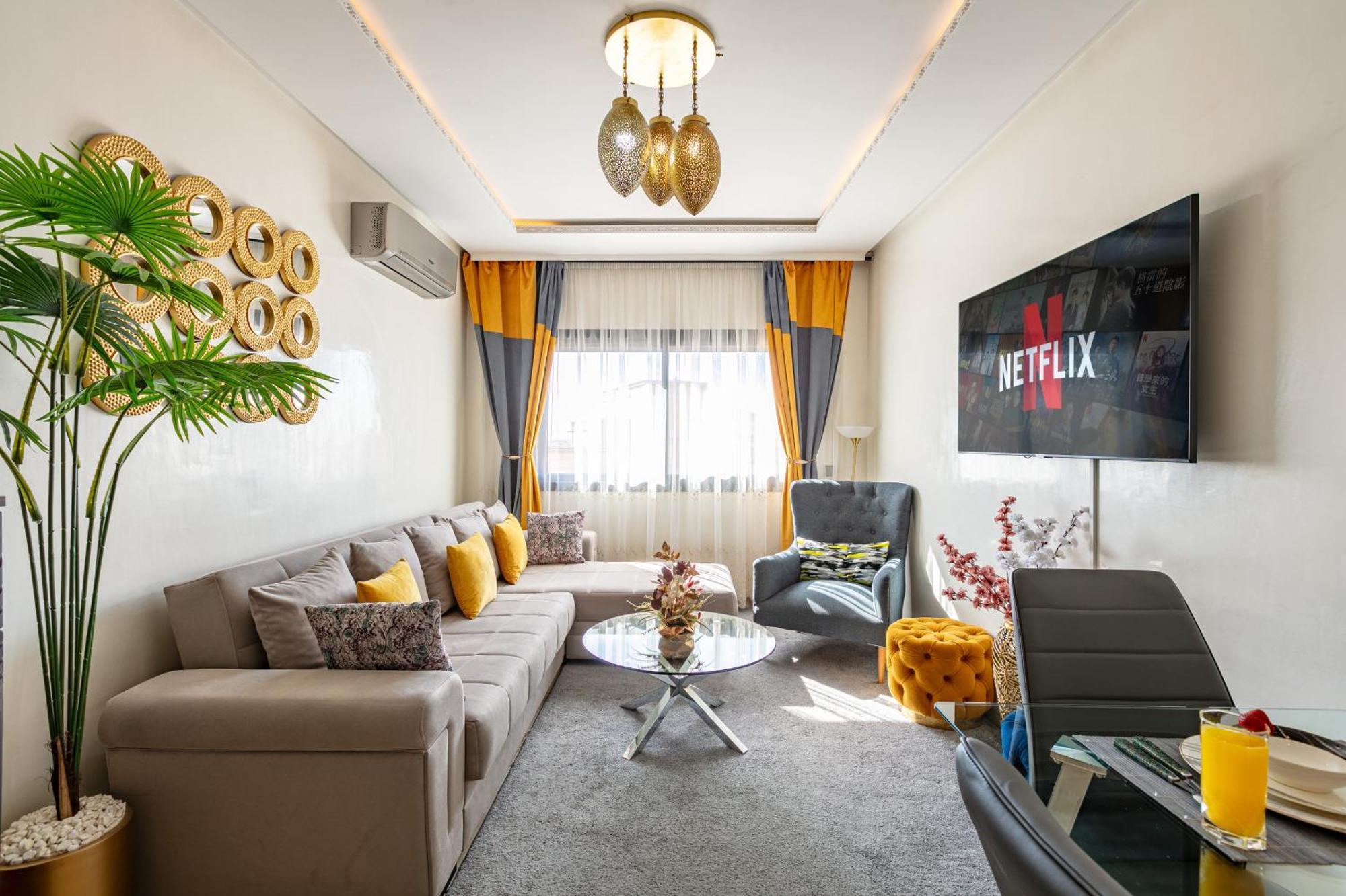 Cozy 2-Bedroom Apartment In Gueliz, Marrakech Marakeş Dış mekan fotoğraf