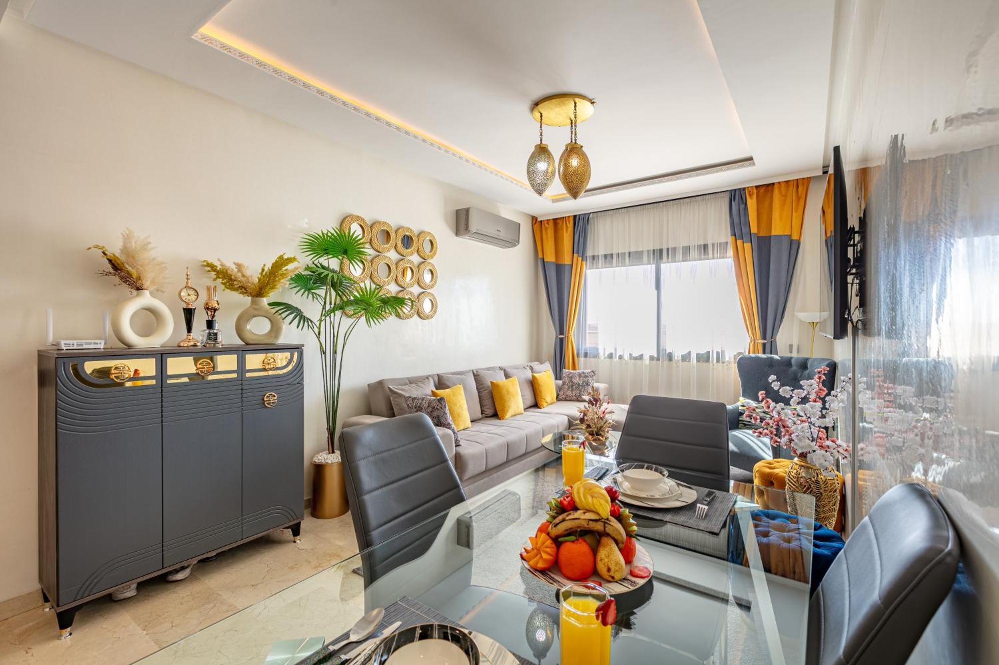 Cozy 2-Bedroom Apartment In Gueliz, Marrakech Marakeş Dış mekan fotoğraf